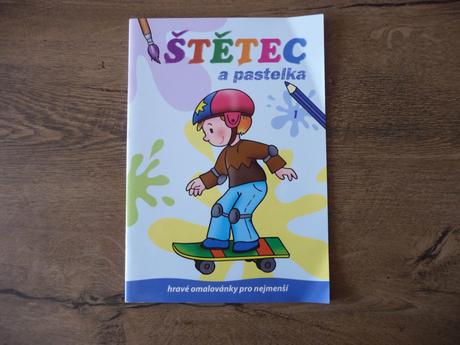 Omalovánky a4 štětec a pastelka 1,