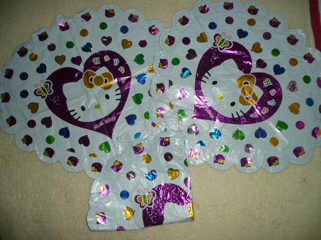 Balónek nafukovací i heliový hello kitty maxi, 