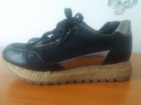 Černé tenisky bestelle s espadril podrážkou vel. 4, 40