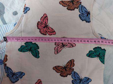 2x šaty motýlci, h&m,110