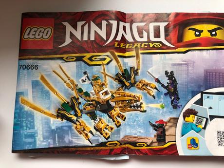 Lego ninjago 70666 zlatý drak, 
