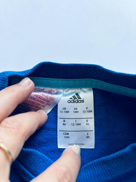 Mikina adidas - v.12/18 měs, adidas,86