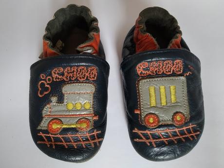 Nápadité kožené capáčky 6-12, rose et chocolat,18