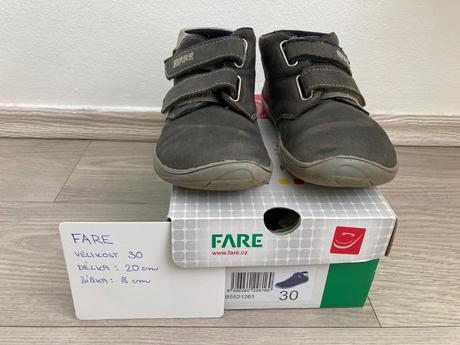 Fare celoročky s fleecem vel. 30, fare,30