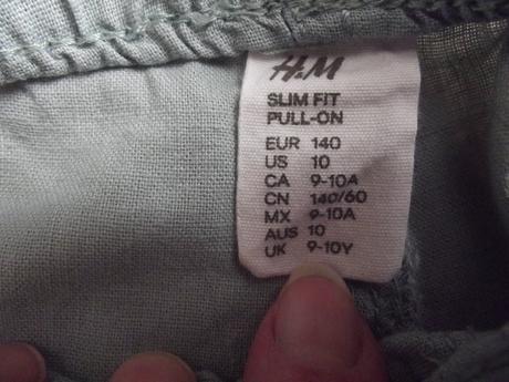 Chlapecké kalhoty v.140, h&m,140