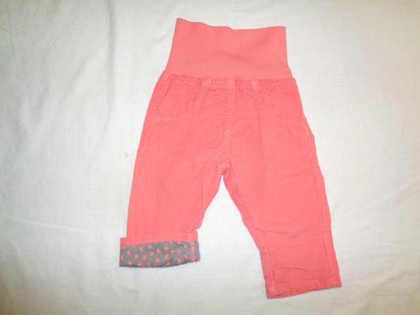 Krásné meruňkové manžestráky s vysokým pasem, lupilu,62