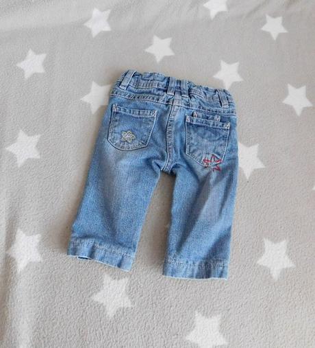 Zateplené riflíky papagino vel.68/74, 68