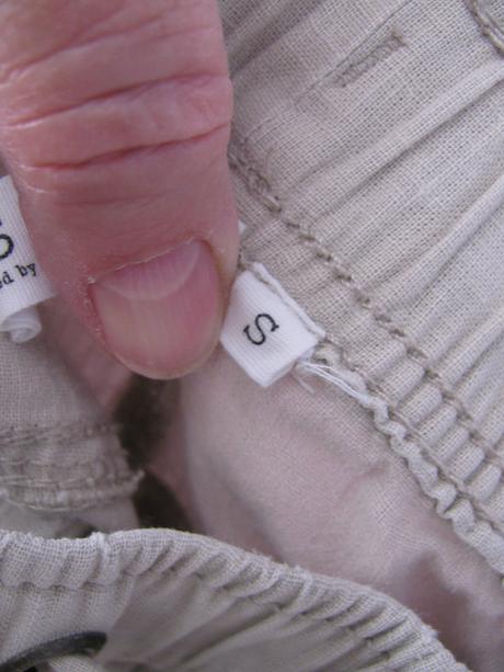 Dámské béžové lněné letní kalhoty q/s, quiksilver,s