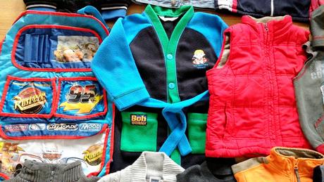 Balík mix věcí na kluka od vel.98-116 jaro/podzim, 86–98