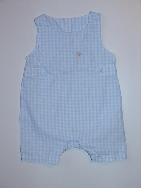 L186 kraťasy s laclem / letní overal vel. 1-3m, mothercare,62