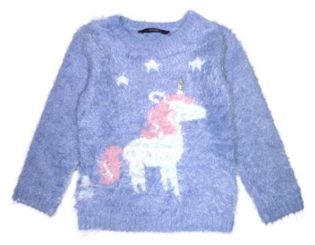 Chlupatý svetřík s jednorožcem vel.104, george,104