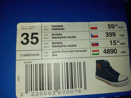 Kotníkové tenisky sprandi, sprandi,35