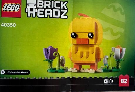 Lego brickheadz 40350 velikonoční kuřátko,