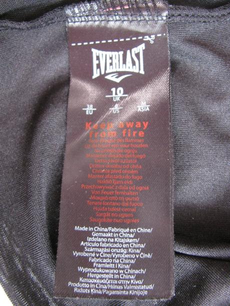 Sportovní černé tričko everlast, m