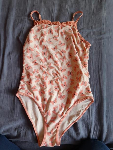 Plavky s motýly lososové, 134