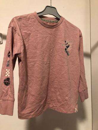 Starorůžové skate triko, 116