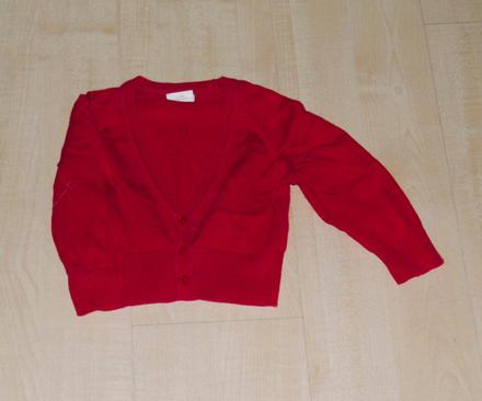 Červené bolerko - vel.116, next,116