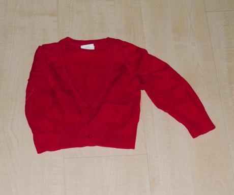 Červené bolerko - vel.116, next,116