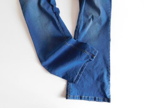 Dámské elastické džíny-kalhoty, 48