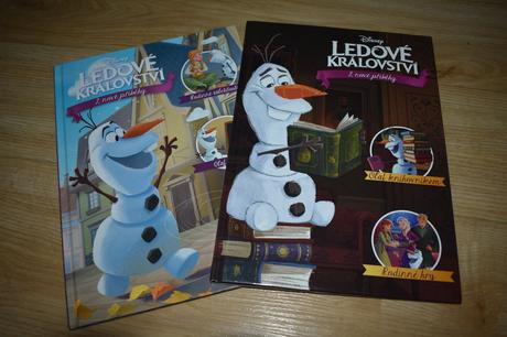 2x kniha ledové království 2 nové příběhy,