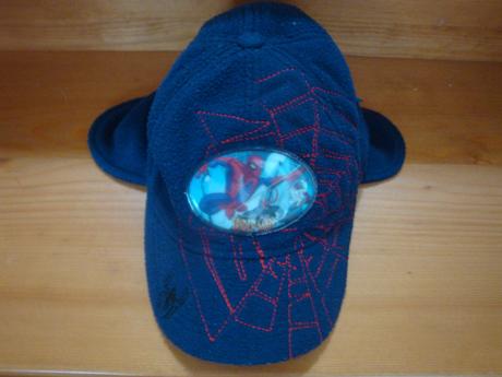 Zimní čepice/ušanka spiderman - modrá, marvel,98