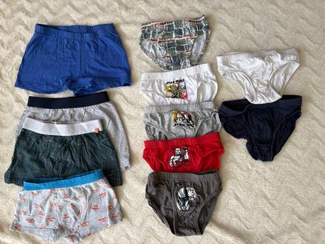 11 dilny set 110/116 slipy a boxerky/ star wars, 110