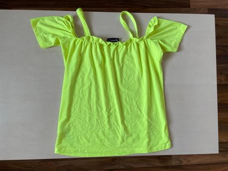 Žlutozelený neon top, vel s, janina, s