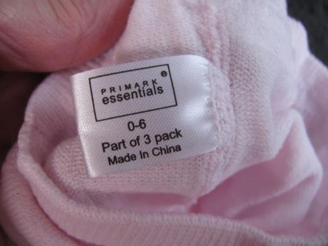 Kojenecké růžové punčocháče 2 pack, primark,68