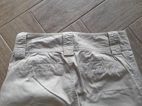 Krémové basic kalhoty, zara,m