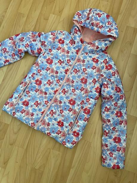 Dívčí květovaná složitelná bunda, pepperts,164