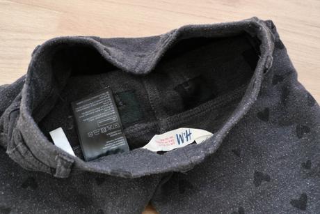 Leginy se srdicky vel. 122, h&m,122