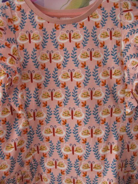 Bavlněná tričko halenka s motýlkama, tu,110