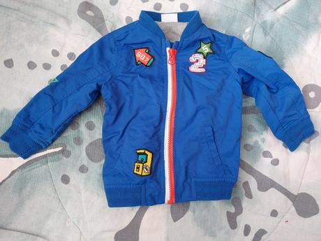 Bunda jaro/podzim nášivky, f&f,74