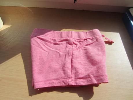 Neon bavlněné kraťásky, h&m,92