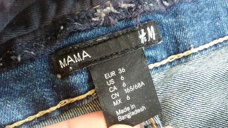 Těhotenské džíny / rifle h&m, h&m,36