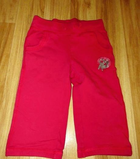 Kalhoty tříčtvrteční, h&m,122