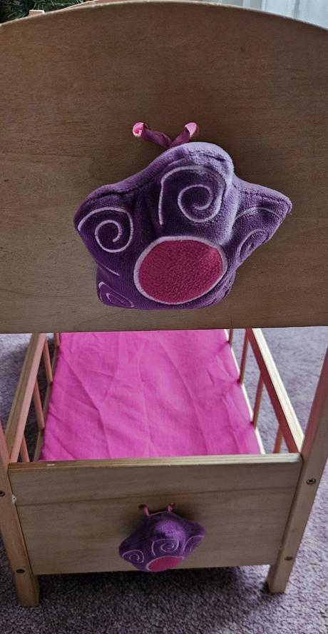 Dětská palanda, dvoupatrová postýlka pro panenky, 