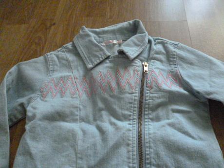 Elastická riflová bunda 6-7  l, 122