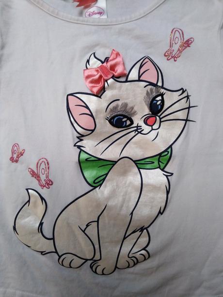 Nové tričko s kočičkou od disney (jancamok), disney,104