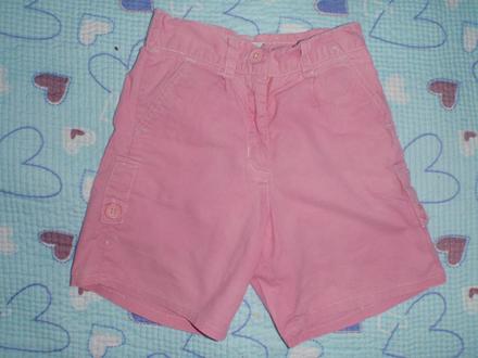 Růžové kraťásky, šortky, 98