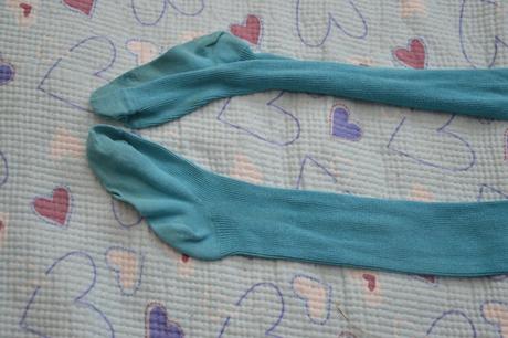 Punčošky punčocháče punčochy tyrkysové, 116