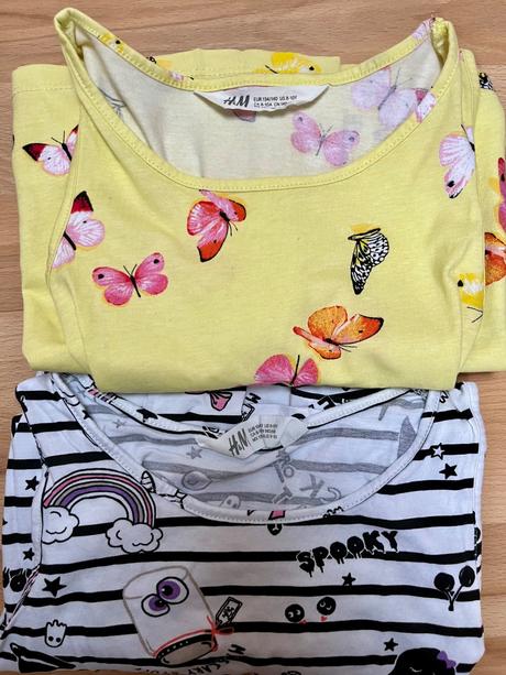 Dívčí bavlněné šaty 134/140, h&m,134
