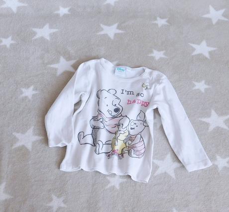Tričko disney s méďou pú vel.80/86, disney,86