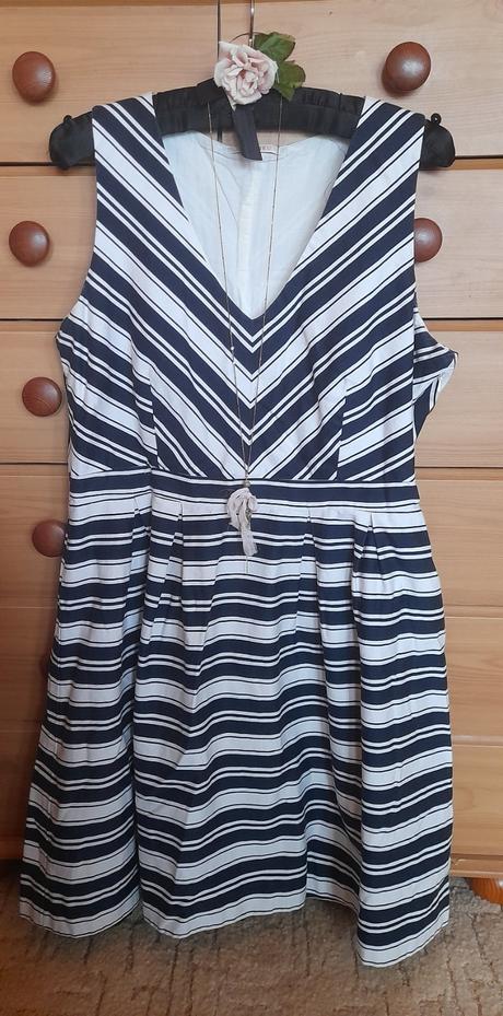 Camaïeu áčkové bavlněné šaty, camaieu,44