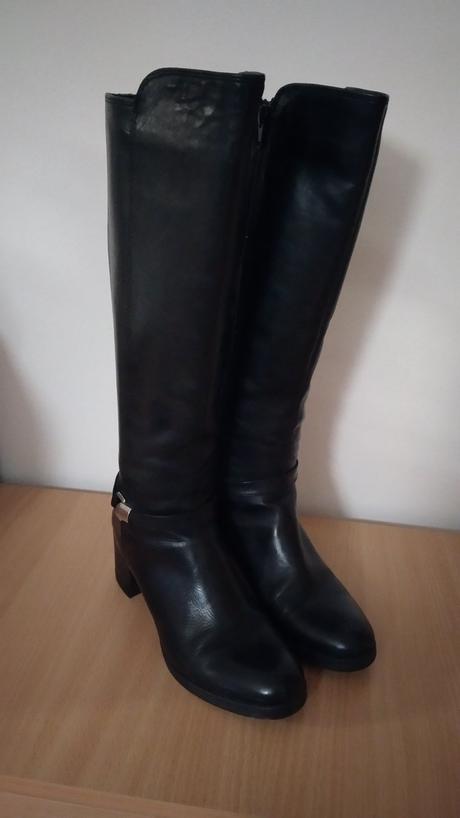 Kožené kozačky zn.baťa, vel.36, baťa,36