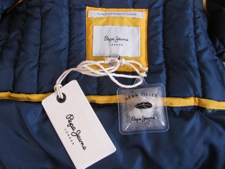 Péřová vesta s kapucí - pepe jeans, pepe jeans,164