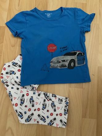 Chlapecké pyžamo "police", sinsay,128