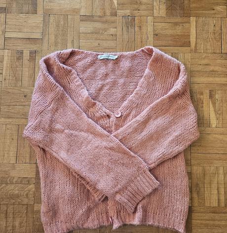 Teplý svetr s vlnou, xl