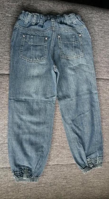 Lehké džíny do gumy vel. 110, 110