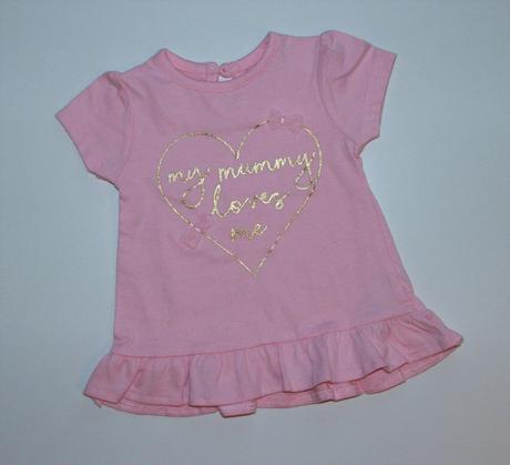 H765 růžová delší tunika / triko vel. 56, george,56